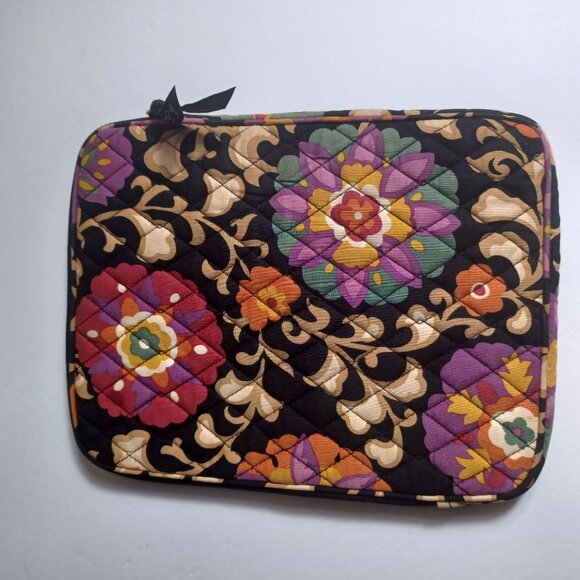 Vera Bradley Quilted Floral Tablet Sleeve Case Ipad E Reader 8" X 10" - Picture 2 of 8